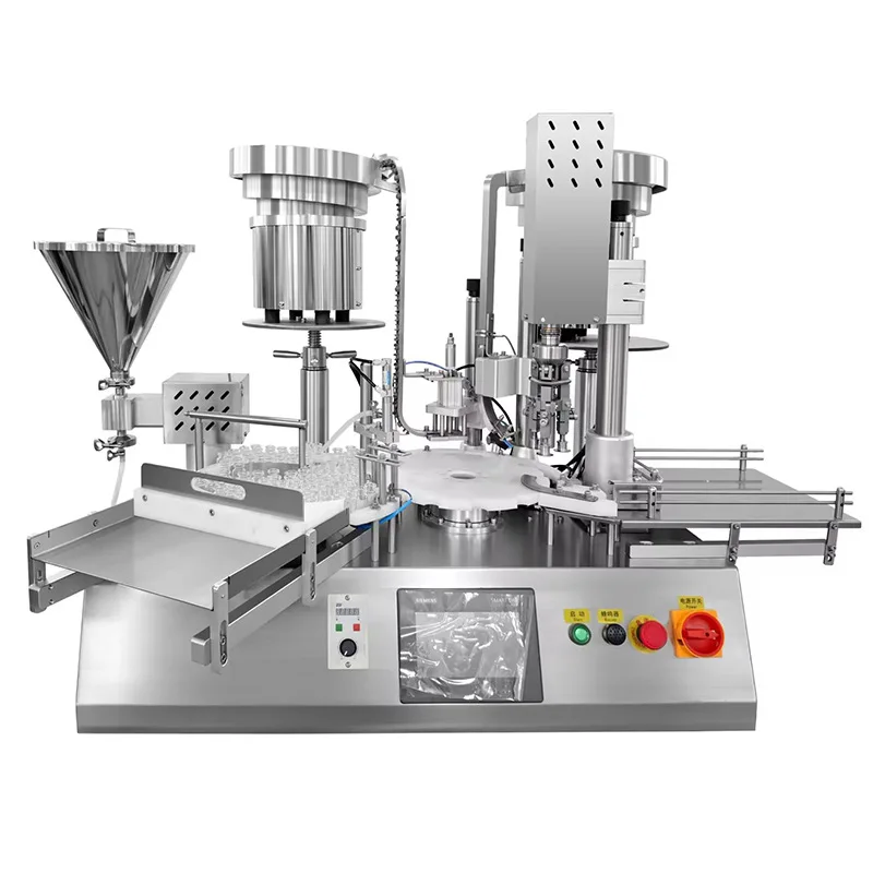 Automatic small desktop drug filling machine, capping machine