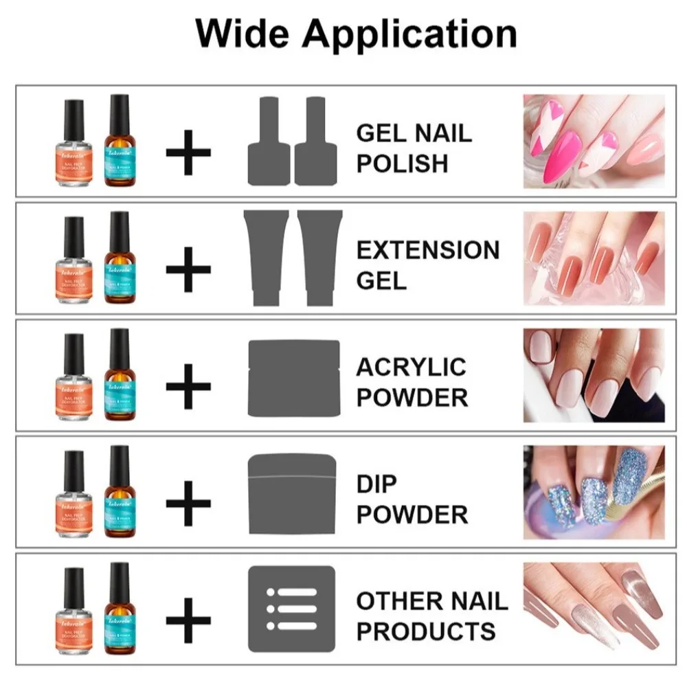 2 Stuks Nieuwe 15Ml Nail Primer Manicure Gereedschap Transparante Eerste Nagels Gel Snelle Lucht Droog Langdurige Base primer Gel Voor Nagel Losweken