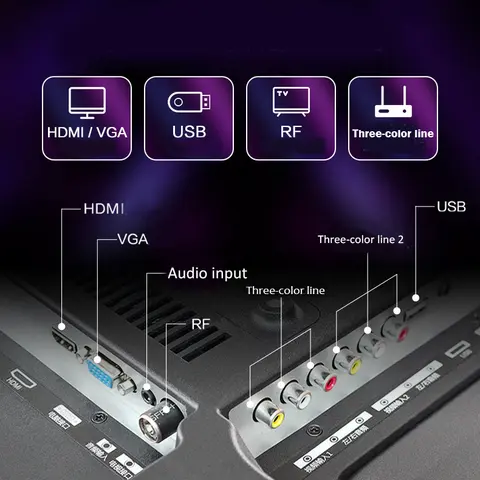 Smart-TV-apparater LCD LED 32 43 50 55 65 75 85 tum HD 2k 4k Android Google TV Smart skärm Hemnätverks-TV 10 best sales 43-tums smart-TV - №9