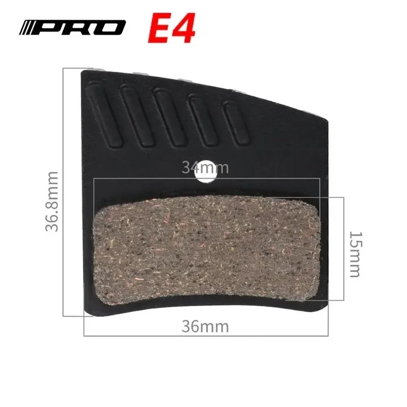 

IIIPRO E4 4-piston Disc Brake Pad, Multi-metal Copper Base, for Multiple Models
