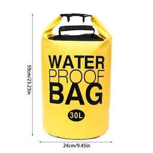 Toller wasserdichtes Bag 30L, Oberbeutel mit Brötchen, hält das Zahnrad zum Rafting, Boot, Schwimmen, Camping, Spaziergänge, Angeln, wasserdichtem Rucksack 8 Hauptverkaufsboot -Rucksack - №3