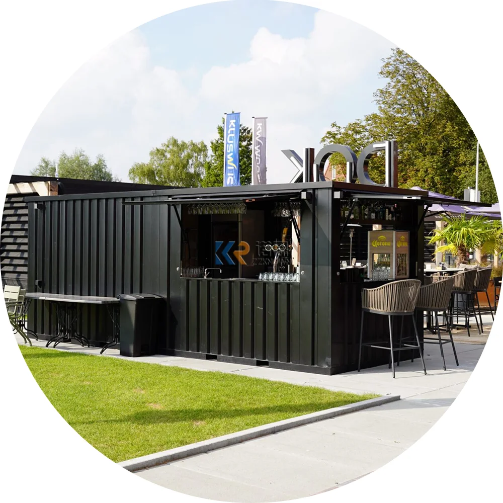 

Portable Shipping Container Bar Restaurant Prefabricated 20ft 40ft Container House Container Coffee Shop