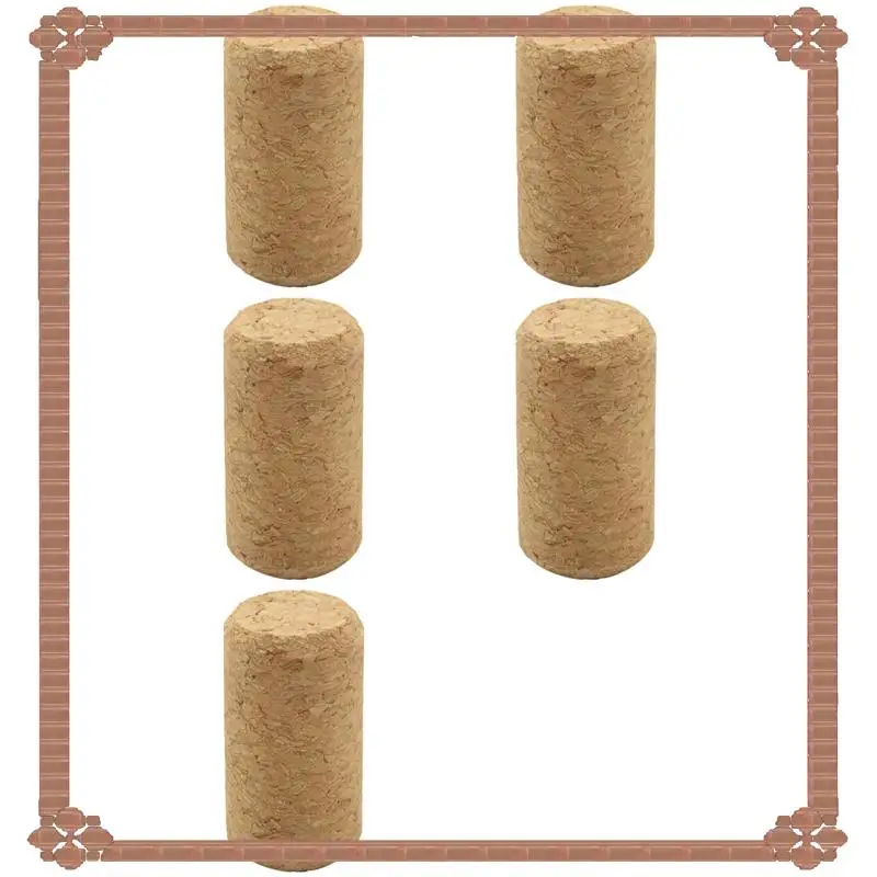 

24-Hour Delivery 500Pcs Straight Wood Corks Wine Stopper Wood Bottle Stopper Cone Type Wine Bottle Corks Plug Sealing Cap