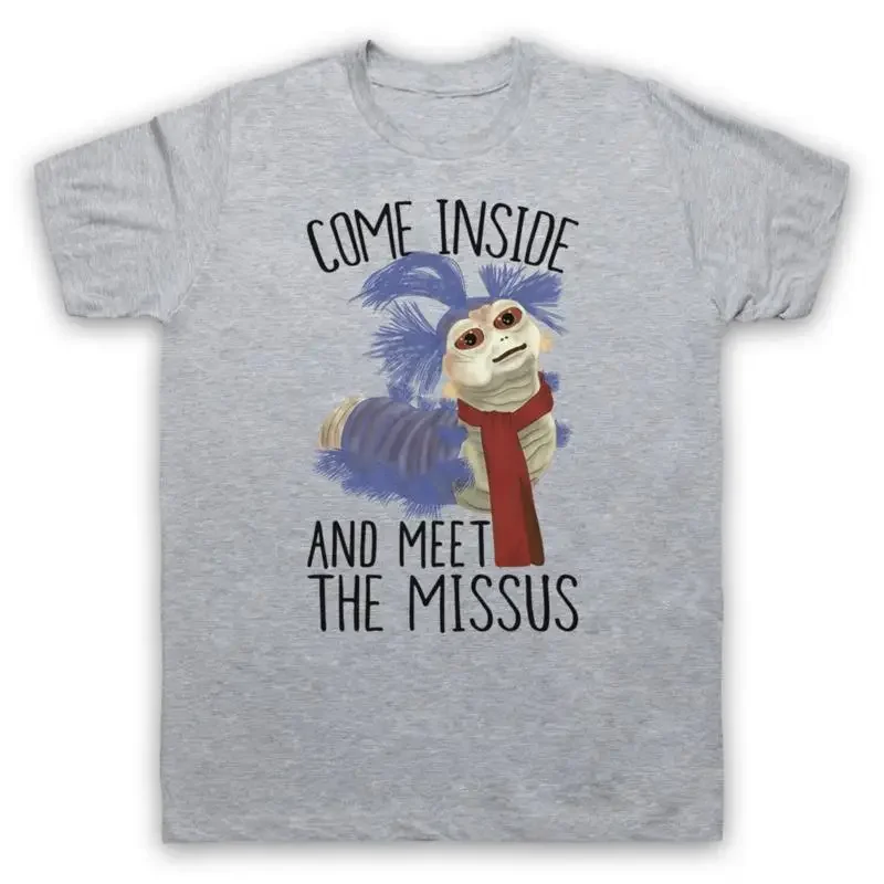 LABYRINTH THE WORM UNOFFICIAL COME INSIDE MEET MISSUS MENS WOMENS T SHIRT