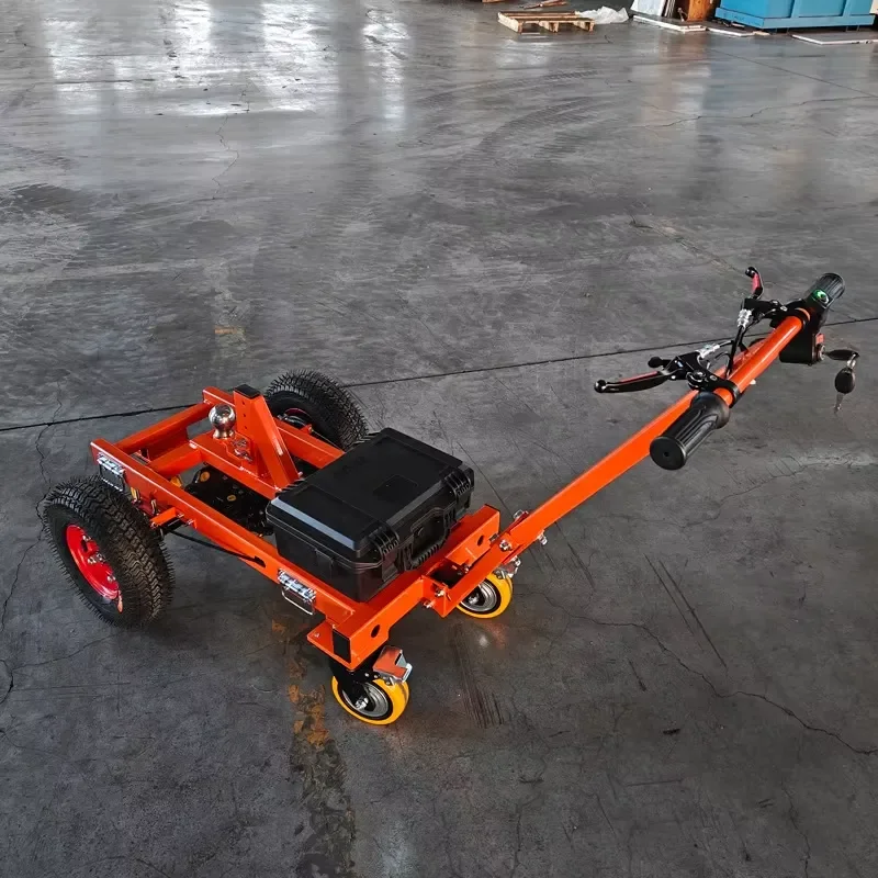 Factory Direct 6 Tons 800W 48V Four-wheel Electric Trailer Dolly Electric Foldable Tractor