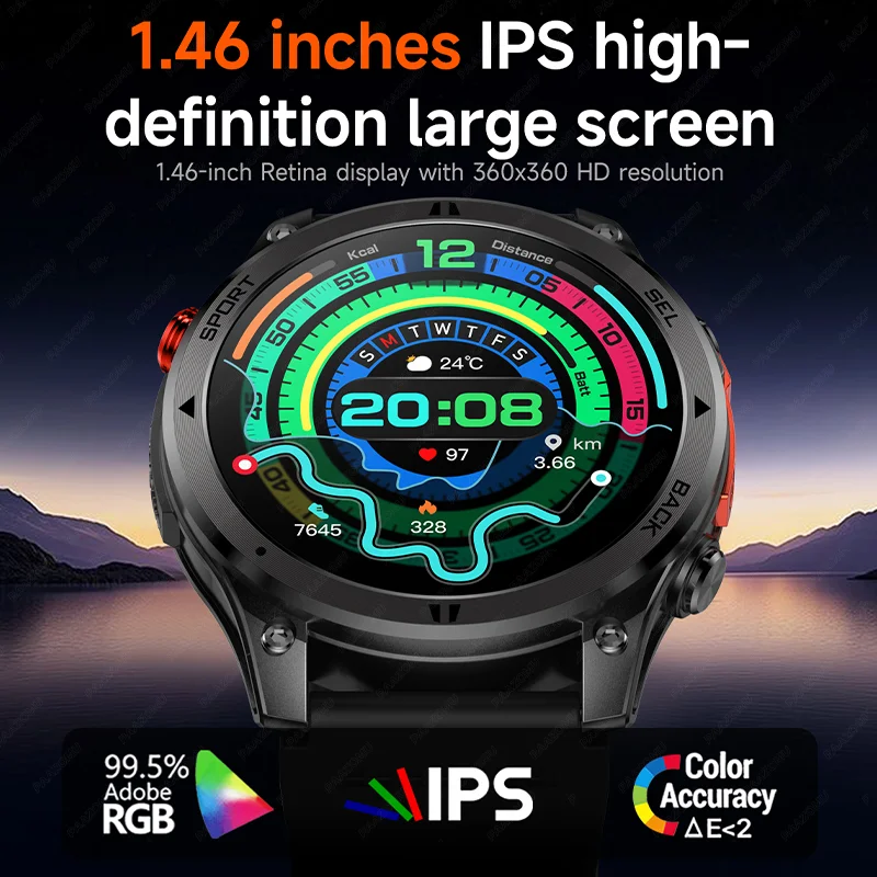 2026 New GPS Fully Functional Smart Watch | Health Monitoring+Sports Tracking+Multi Terminal Linkage, Unlocking Convenient Life