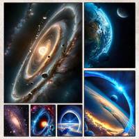 Universe Space Poster HD posters Self-adhesive waterproof ideal for living room bedroom bar decoration