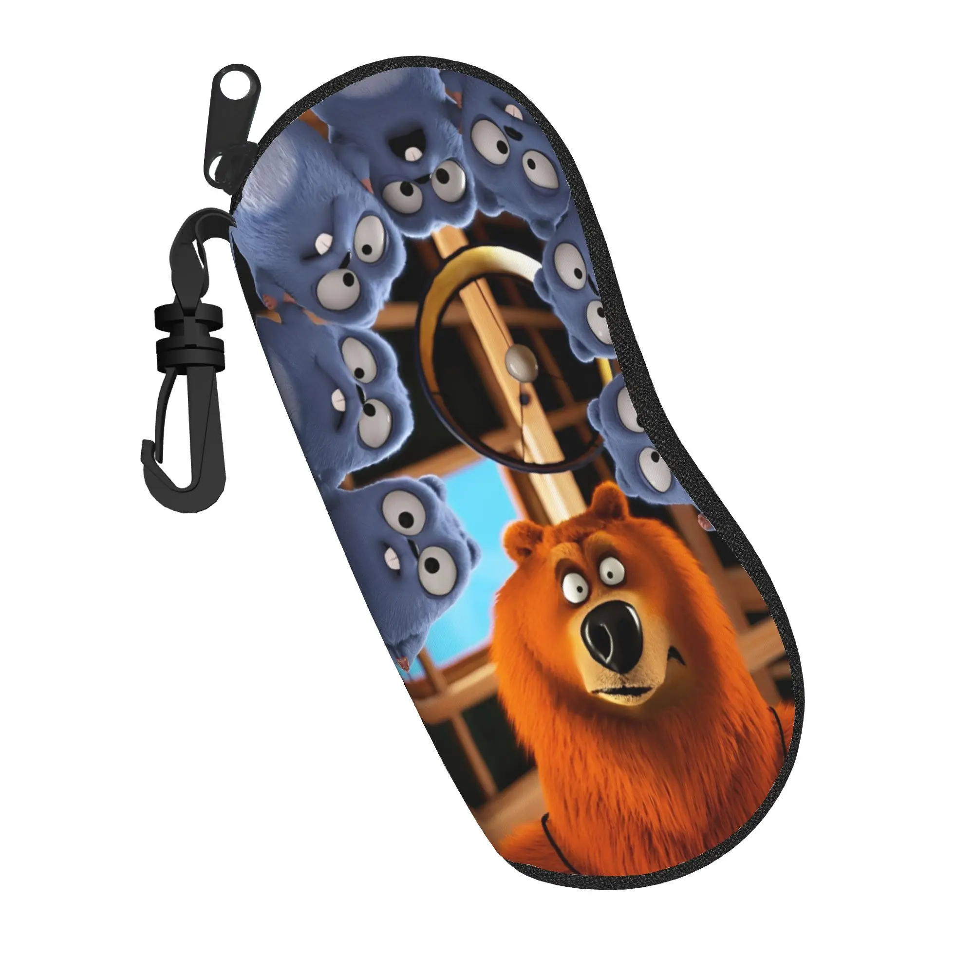 Grizzy and The Lemmings Cartoon Accessories Glasses Case for Girl Printing Box  Eyeglasses Protector Charming Glasses Box