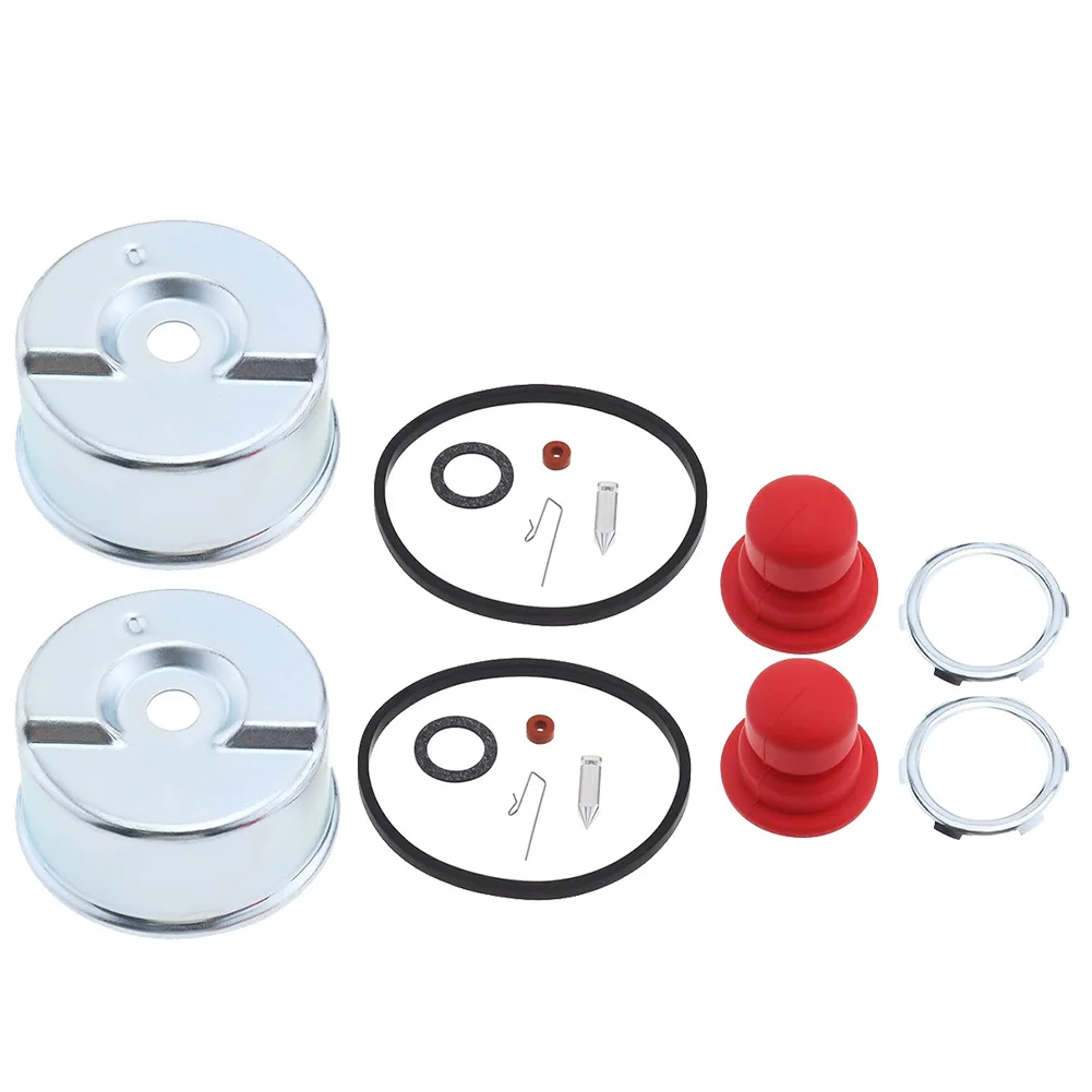 Float Chamber and Needle Seat Assembly Kit Compatible with 631867 631021B 631021A 631021 36045A for Lawn Mower Carburetor Models