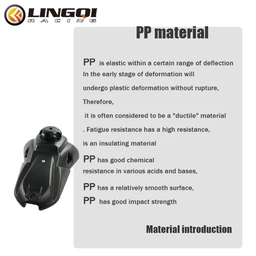 Imagen 2 del producto LINGQI 110 125cc 150cc tanque de combustible todoterreno Pit Bike tanques de aceite accesorios de olla motocicletas sistema de carrocería de motocicleta de suciedad para BBR KLX