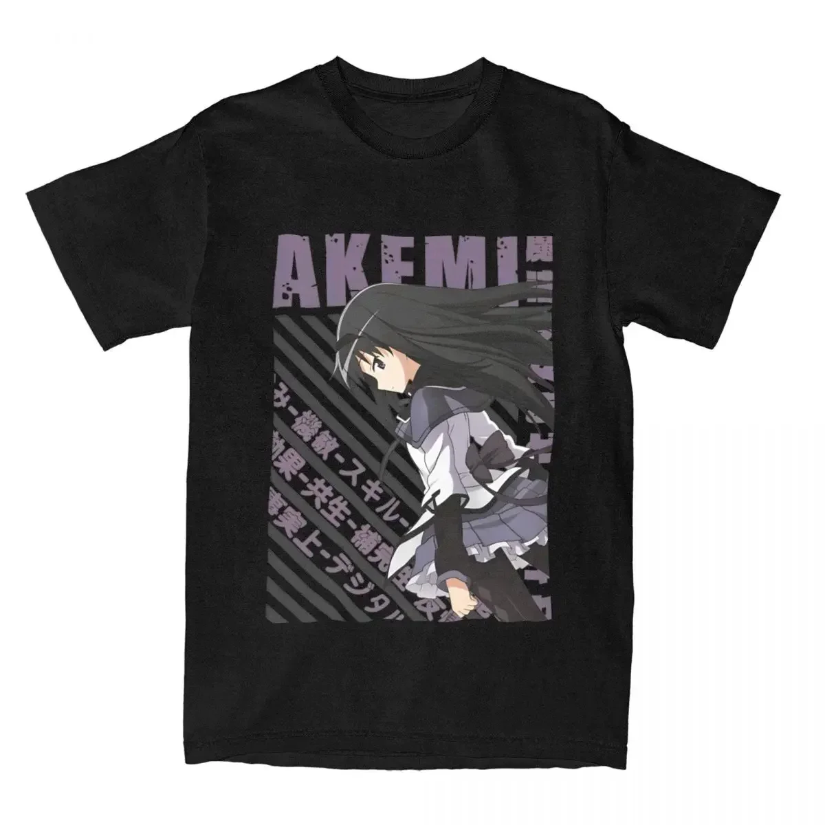 Men Women's Mahou Shoujo Madoka Magica Homura Akemi Cartoon Graphic Shirts Merch Novelty Pure Cotton T Shirts Tee Clothing