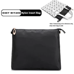 Evertoner multi-funcional náilon organizador inserir saco para issey miyake feminino inserção de náilon viagem saco de maquiagem viajar