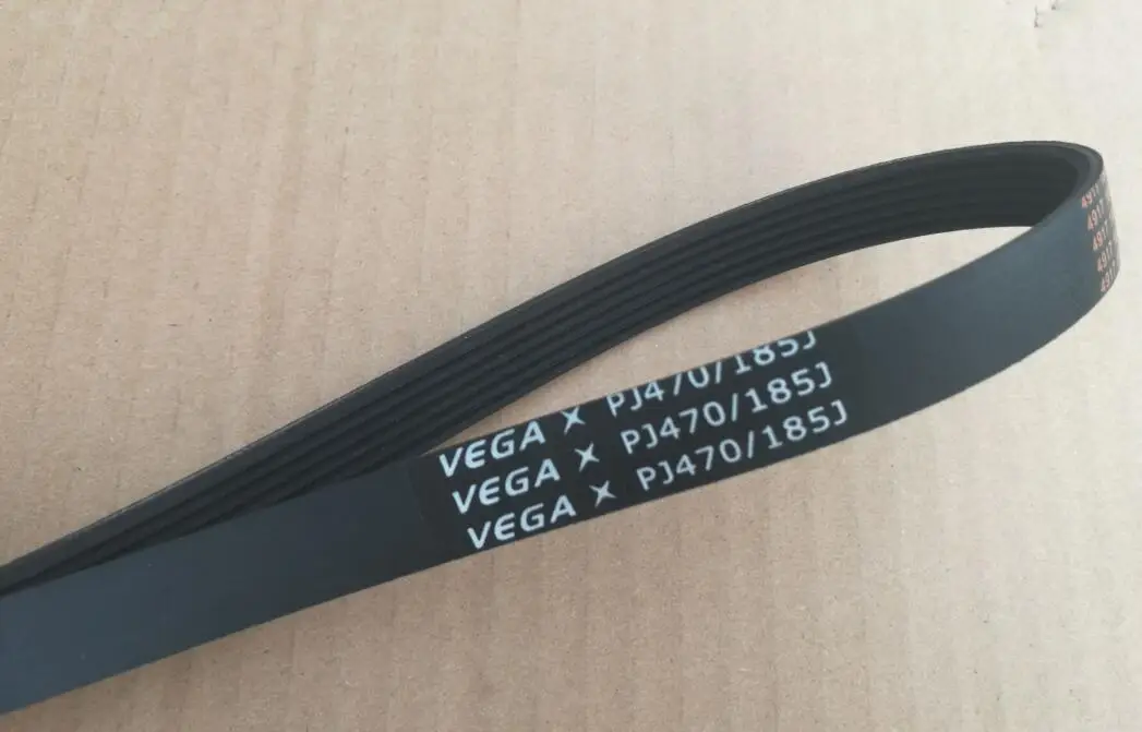 1 pz VEGA V-Belt PJ470 185J 5 costole cintura tosaerba in gomma VEGA185J/PJ470 cintura tapis roulant la maggior parte delle attrezzature per il