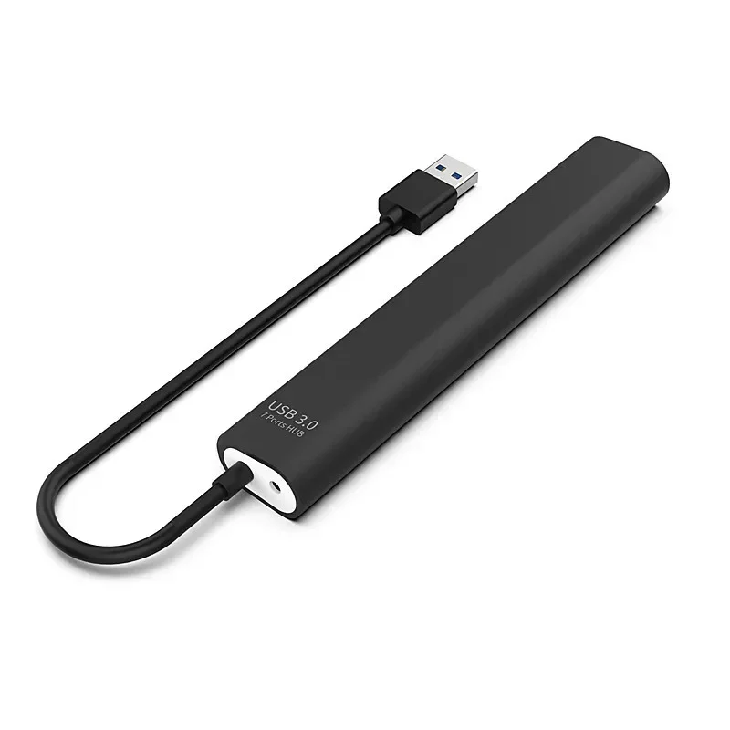 USB 3.0 7-port Hub Expander Adapter USB 3.0 Hub Multi USB Splitter 2.0 Hab 3 Hub 3.0 Multiple USB3.0 USB-Hub Card Reader for PC