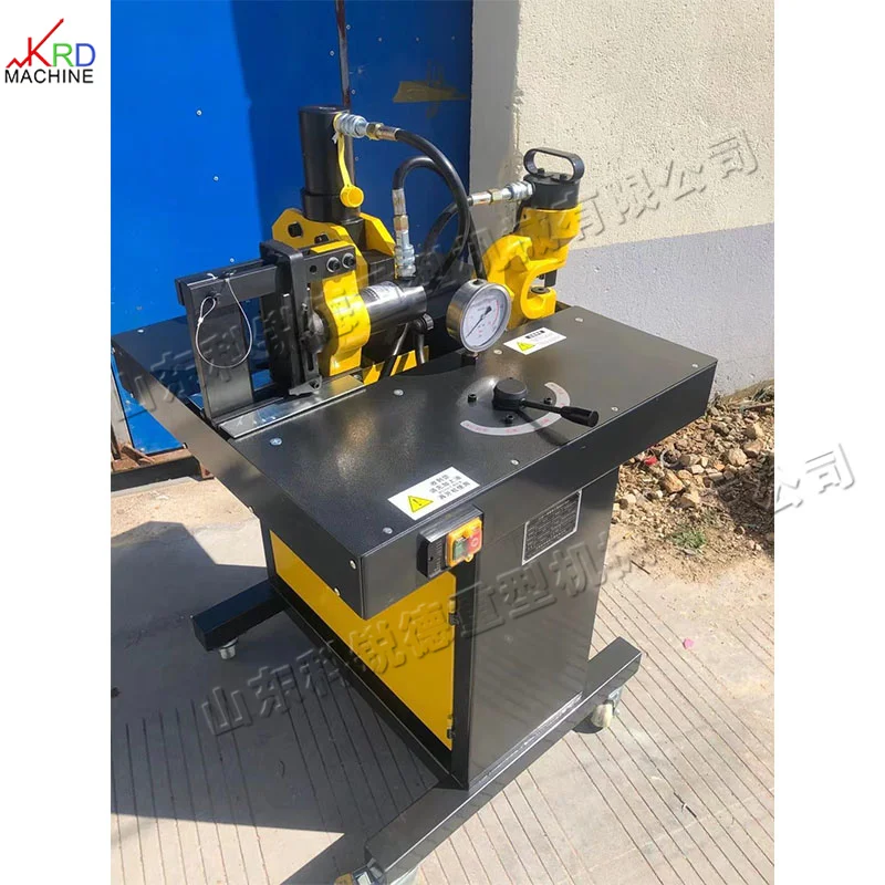 Hydraulic Multi-function Busbar Processing Machine Three-in-one Copper Busbar Cutting Punching Bending Equipment