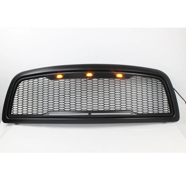 

Car Accessories Pickup Trucks Front Bumper Grille With LED Light Raptor Style Grille For DODGE Ram 1500 2009-2012
