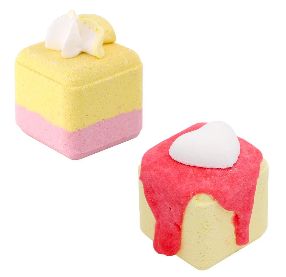 Best Seller Cake Explosion Bath Bombs Foot Ball Bubble Bathing Bombs Set Essential Oil Bath Salt Factory Direct Wholesale