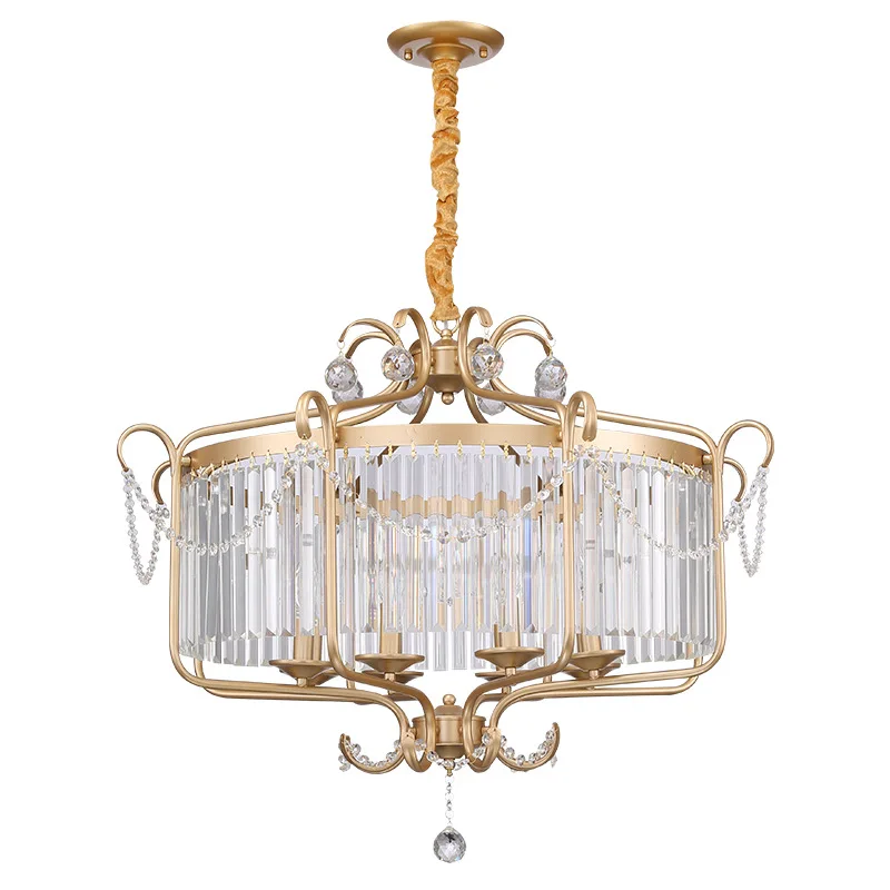 

Willlustr round crystal chandelier Suspension lamp K9 chandeliers Light hanging lighting stair hotel hall lounge living room