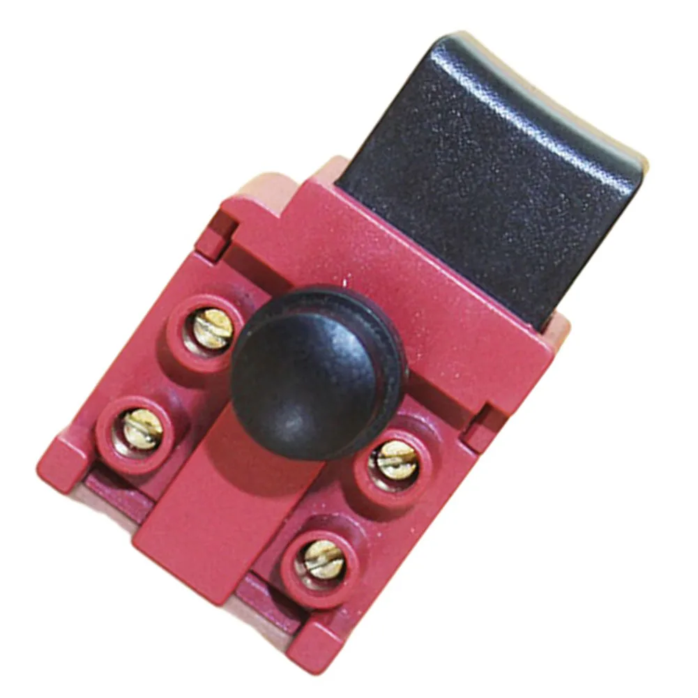 Electric Chain Saw Dual Pole Off-Lock Trigger Switch AC250V FA2-6/2D For 5016 Chain Saw Speed Control Push Button Replacement