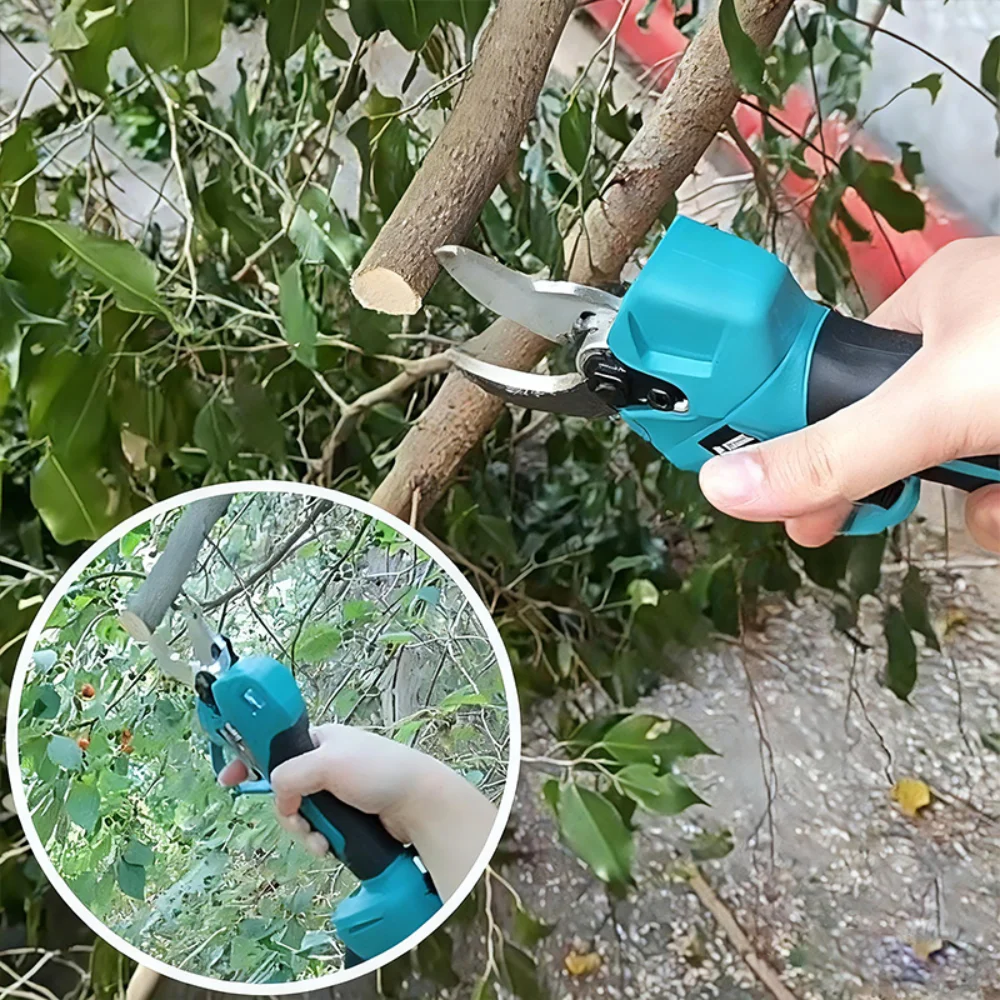 

Brushless Electric Scissors Pruning Shears Handheld Cordless Pruner Tree Branch Bonsai Cutting Tool For Makita 18V Battery