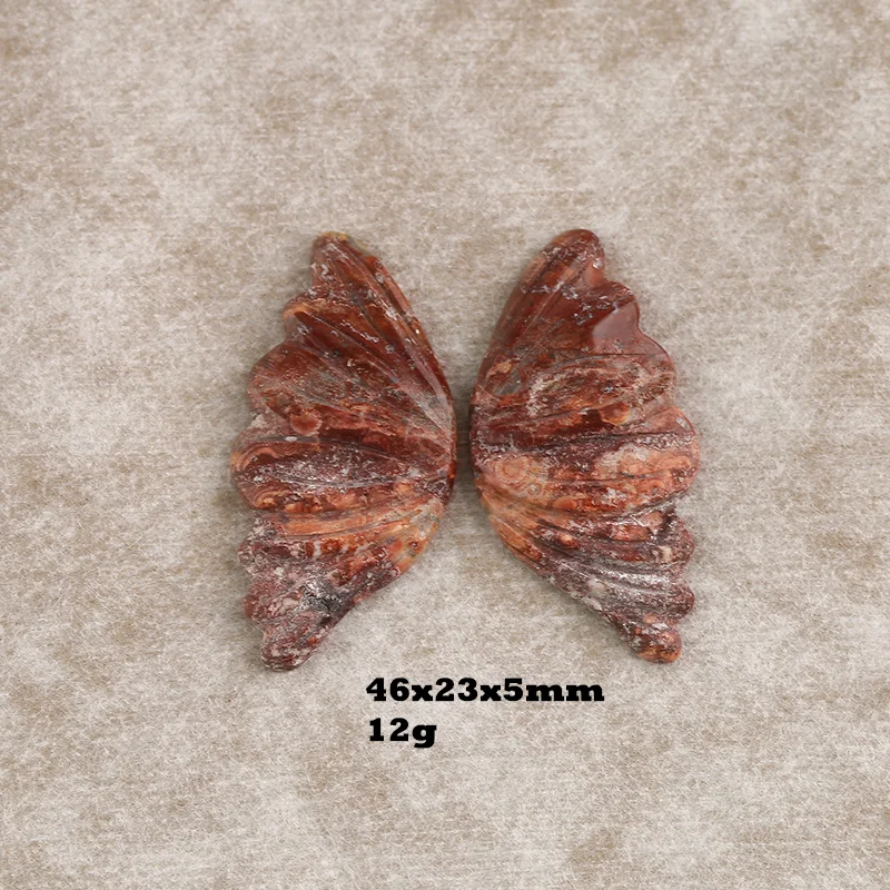 .B&F Handmade Ocean Jasper Butterfly Pendants Beads, Genuine Natural stones beads, Unique Stones for jewelry & DIY Earring Beads