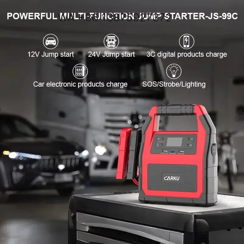 Wmwmnu for Carku Lorry Emergency Rescue Tool 12V 24V 45000mAh Best Quality Top Selling Car Jump Starter