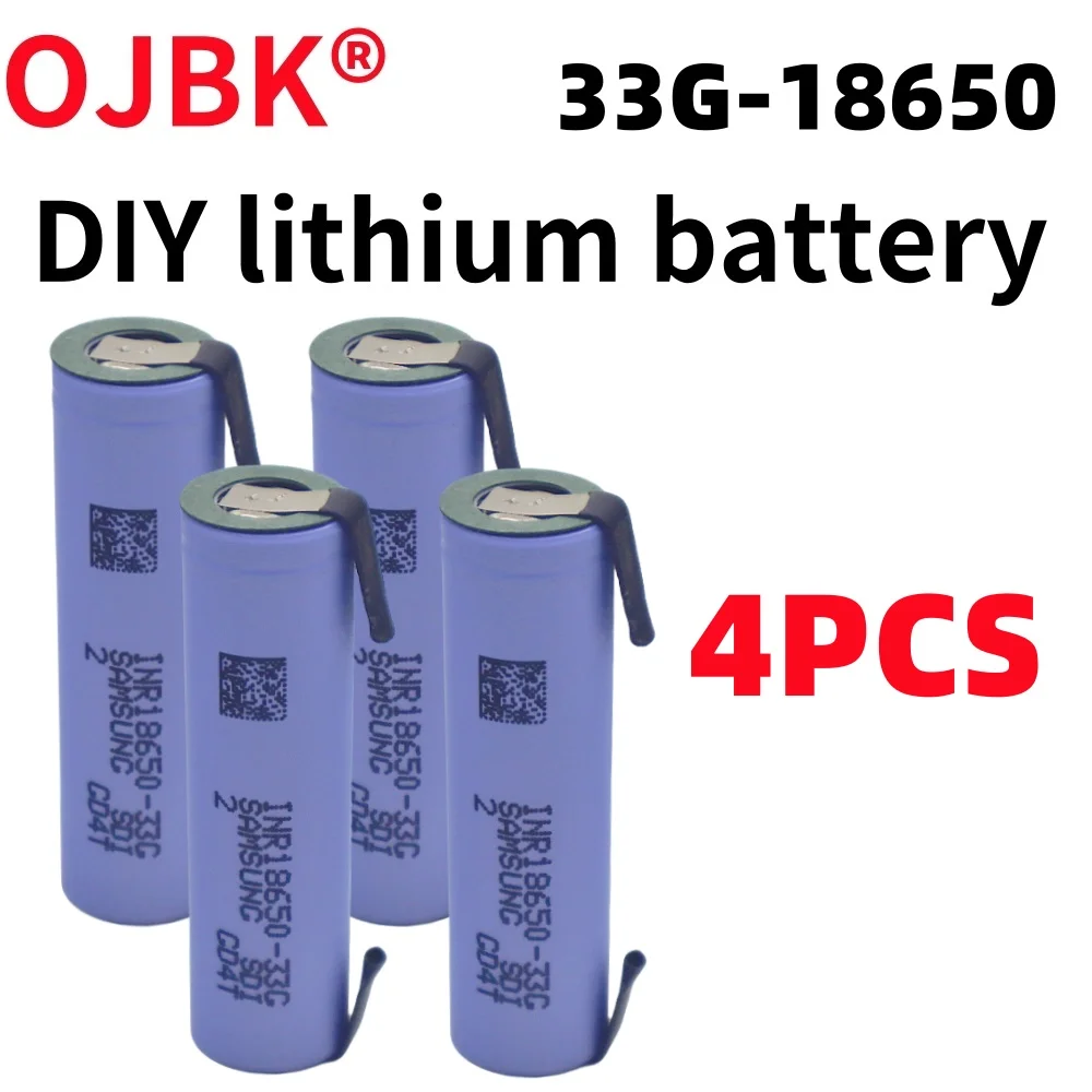 New 100% full capacity 18650 NCR18650 rechargeable lithium-ion battery 3.7V 3300mAh battery DIY nickel sheet