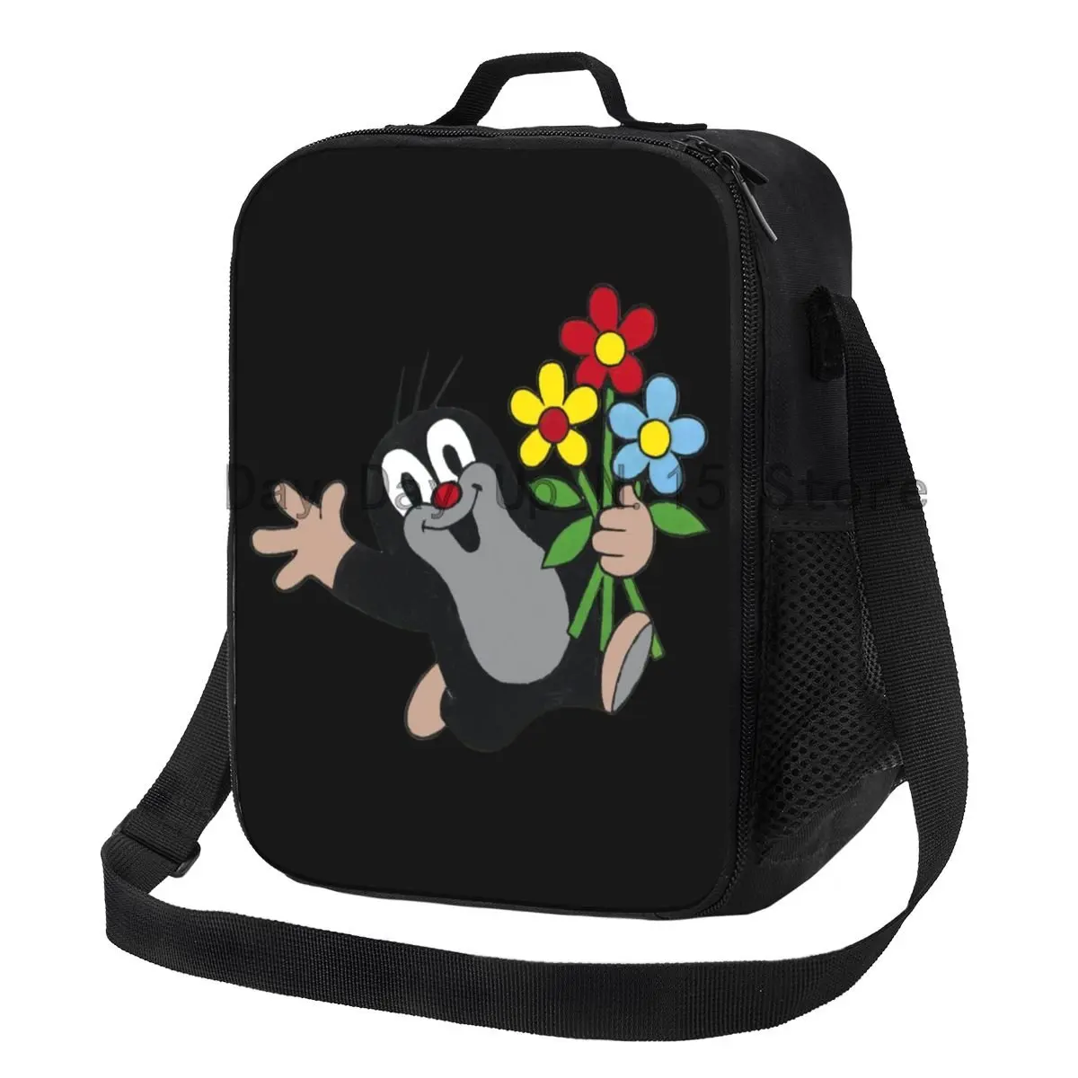 

Happy Mole Portable Lunch Boxes Leakproof Cartoon Krtek Little Maulwurf Cooler Thermal Food Insulated Lunch Bag Office Work