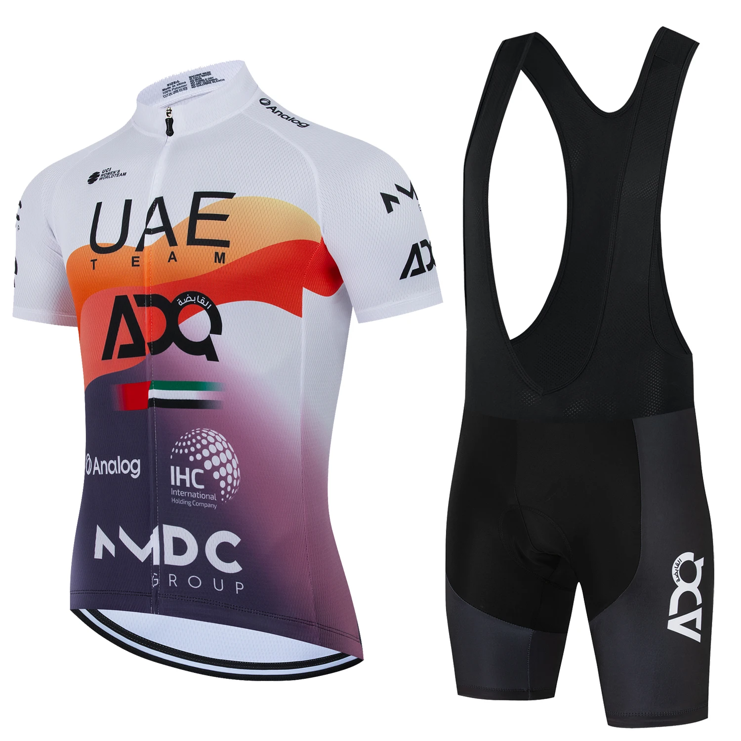 

Новый комплект велоформы UAE Team Cycling 2026: мужская футболка с коротким рукавом, велоодежда для шоссейных велосипедов, костюм, велошорты, MTB Ropa Maillot