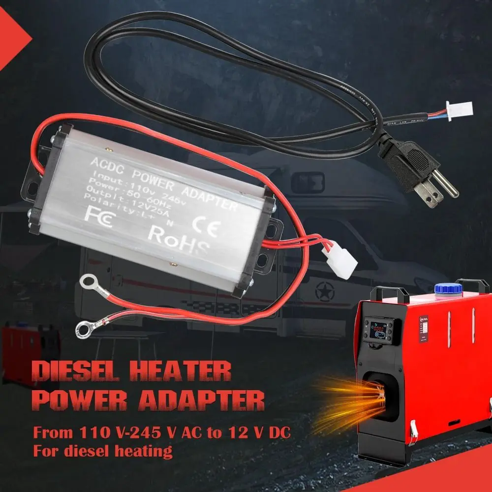 300W Power Diesel Heater Converter Input 110V/220V US/EU/UK/AU plug RV Power Converter Output 12V Universal Power Adapter RV view 3