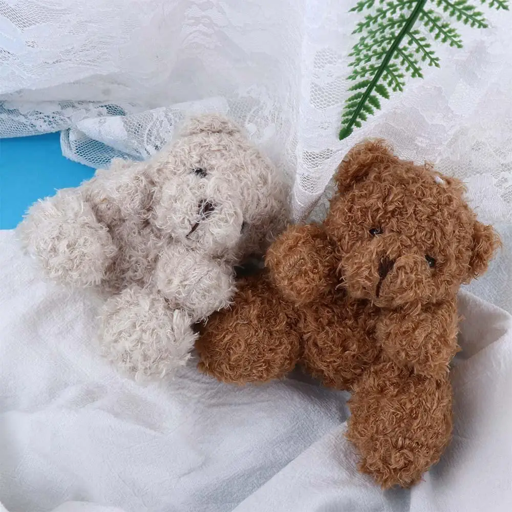 Trinket Filling Decoration Wedding Present Stuffed Toys Plush Bear Keychains Stuffed Animal Toys Bear Pendant Bear Plush Toys