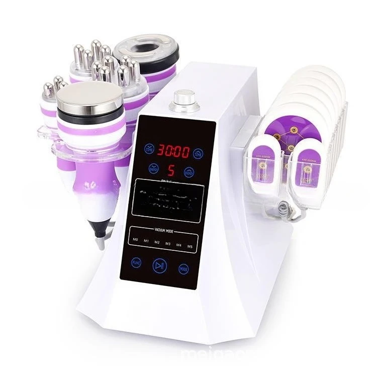 5 in 1 40K Cavitation Machine – Ultrasonic Vacuum Fat Loss & Body Shaping Device with RF for Anti-Cellulite & Wrinkle Removal