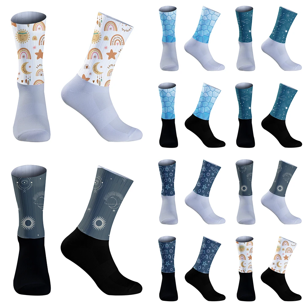 

2024 New Summer Cycling Socks Outdoor Dry Breathable Pair Sports Socks Ride Compression Socks