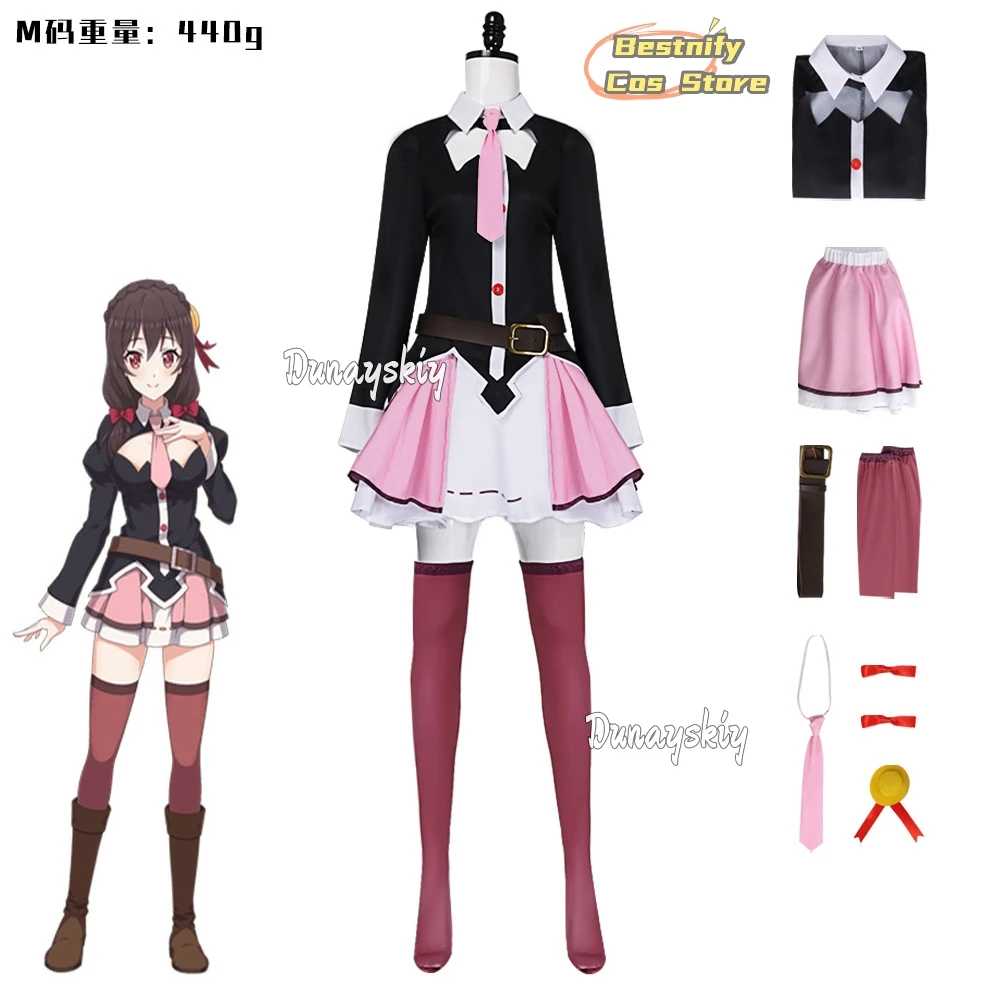 Anime Yunyun Megumin Cosplay God's Blessing on this Wonderful World Costume Megumin Cosplay Witch Party Dress Halloween