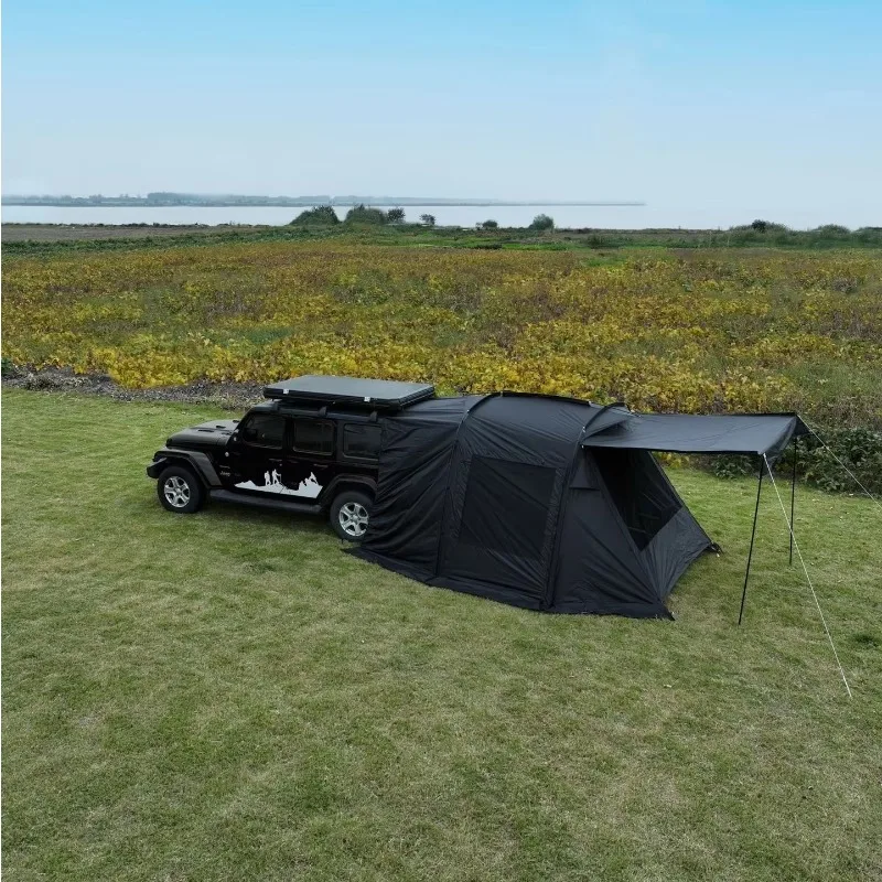 

YTYIN Manufacturer Car Rear Tent Travel Picnic Outdoor Waterproof 3-4 Persons Camping Tail Suv Car Tent