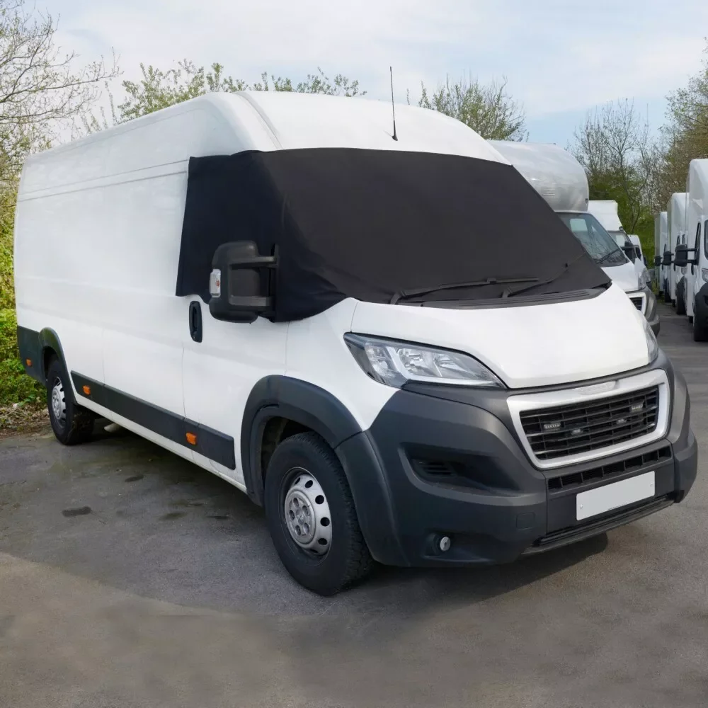 Exterior Windscreen Cover Oxford Fabric Snow Ice Protector For Fiat Ducato Peugeot Boxer Citroen Relay Motorhome