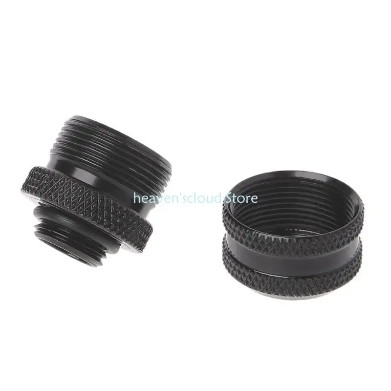 Y88B 1- 팩 G1/4 "빠른 조임 하드 튜브 압축 피팅 PC 물 상쾌한 커넥터 10x14mm