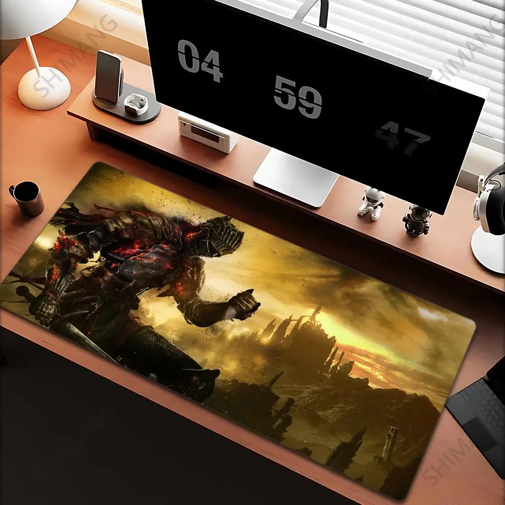 

Mouse Pad Gamer XXL Custom MousePads keyboard pad Dark Souls Anti-slip Carpet Laptop Soft Office Mouse Mat Desktop Mouse Pad
