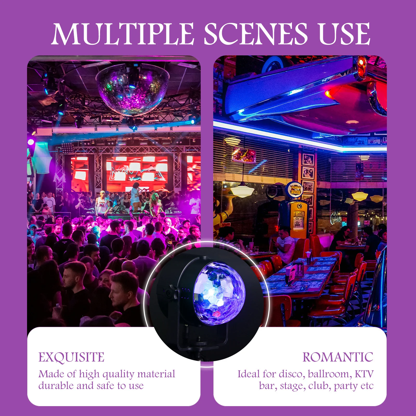 المهنية المنشط الكرة الخفيفة 7 وضع مصباح تغيير اللون لمرحلة ديسكو نادي الحفلات Ktv الإضاءة