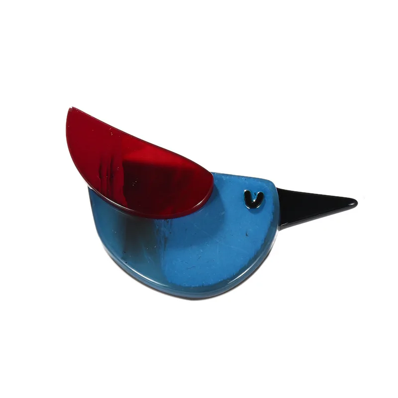 DIY accessories Korean temperament contrasting color bird brooch European and American fashion corsage simple decoration cartoon