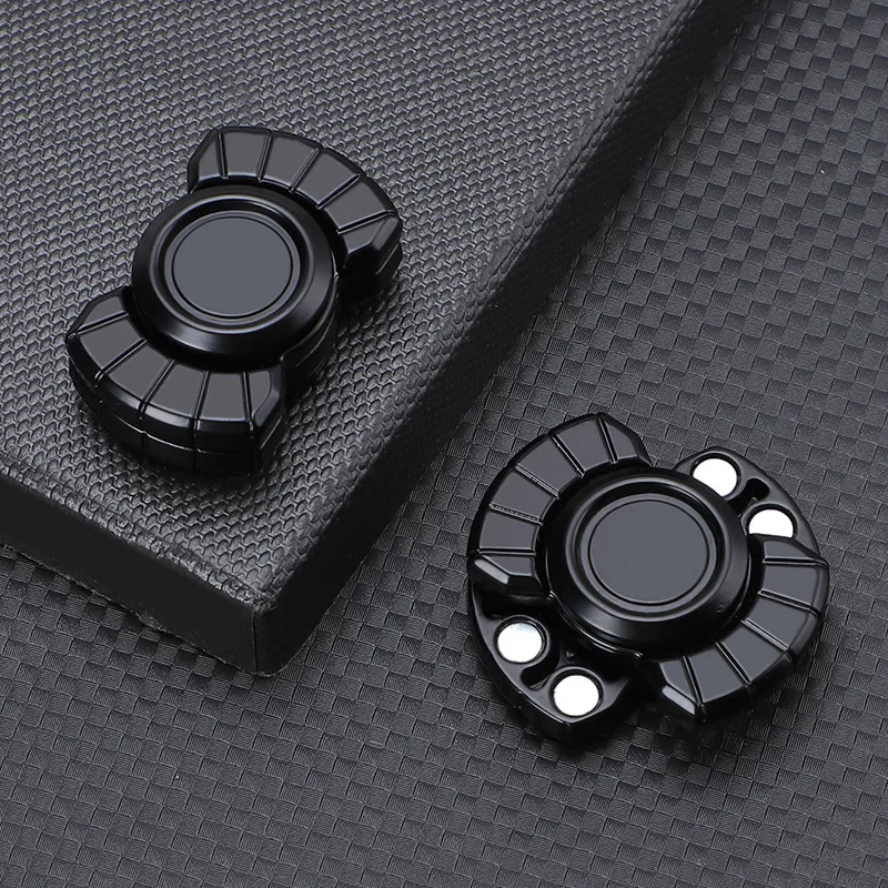 3 em 1 ponta do dedo giroscópio edc brinquedo slider magnético giroscópio deformação mão girando cartão mini descompressão brinquedo adulto anti ansiedade