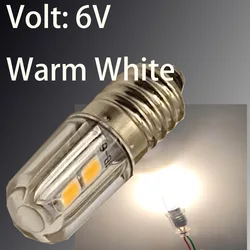 E10 Led Lamp Ac/Dc Lampen 3 Volt 6V 12V E10 Vervanging Lampen Miniatuur Schroef Led Lampen