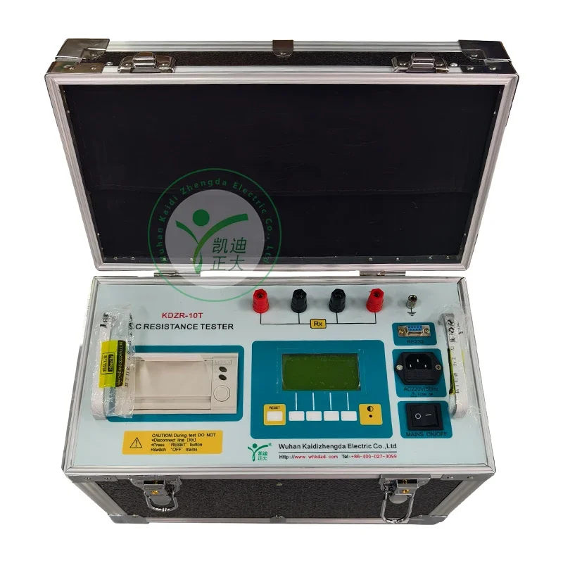 Large Output Current Electrical Resistivity Measuring Instruments Winding Resistance Transformer DC Resistance Tester