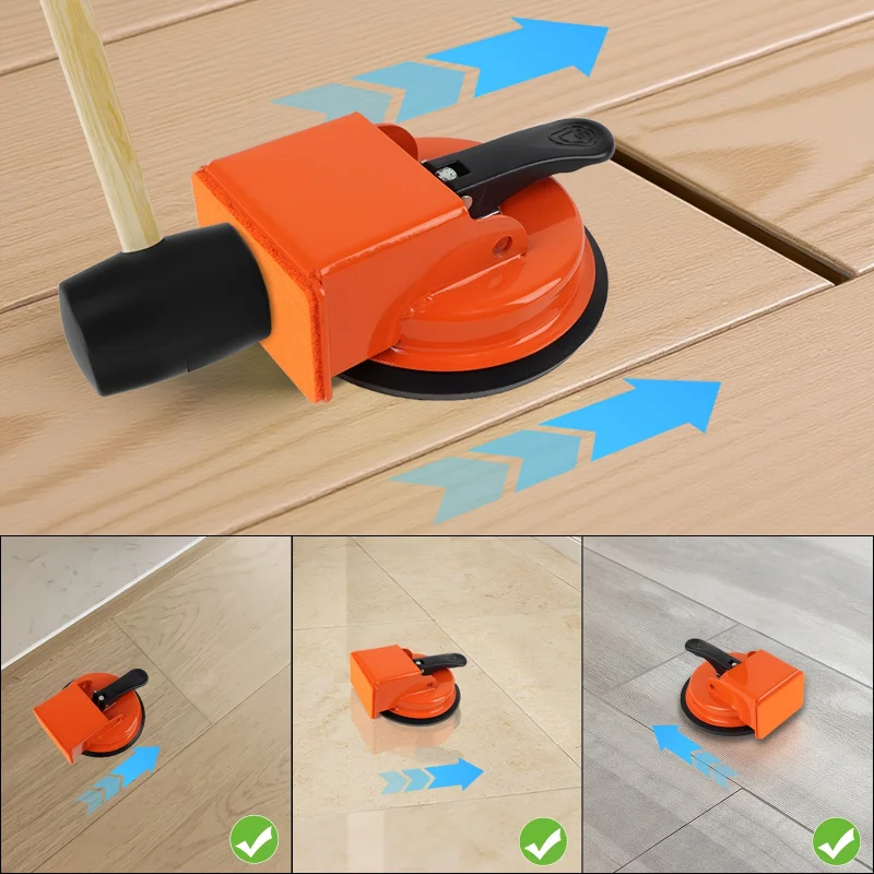 Heavy Duty Floor Gap Fixer Tool,Made Of Iron And Reinforced Suction Cups，Easy To Use，The Suction Cup Is Stable