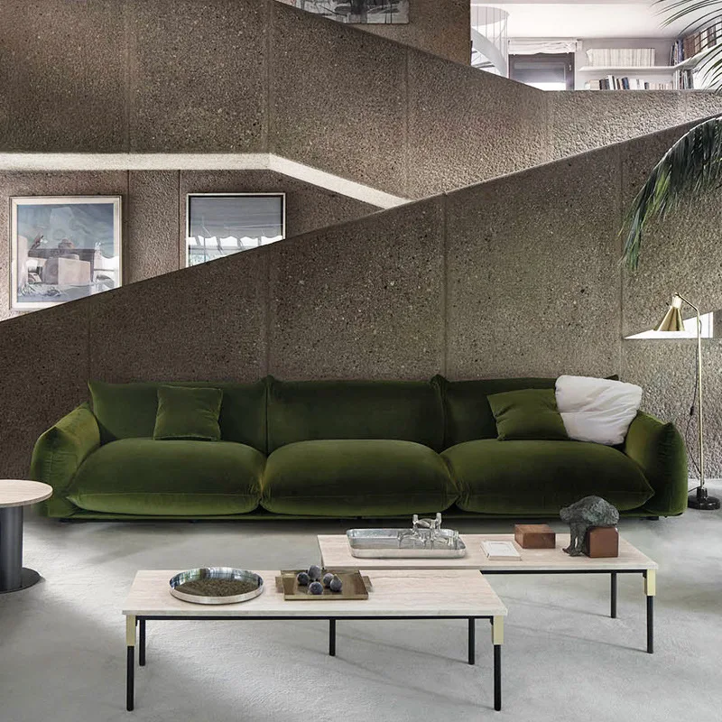 M  minimalist fabric sofa  three creative simple modern floor-to-ceiling bread sofa