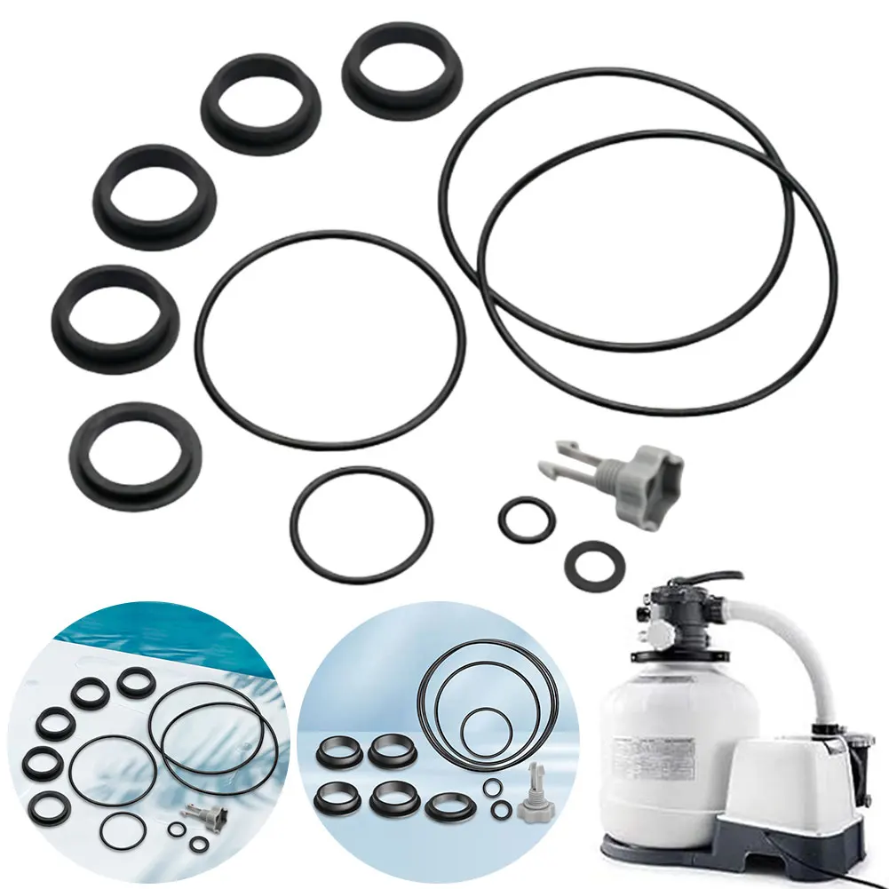 Sand Filter Pump Seal Gasket Parts Replacement Repair Set Air Release Valve & O-Rings for Intex Sand Filter Pump