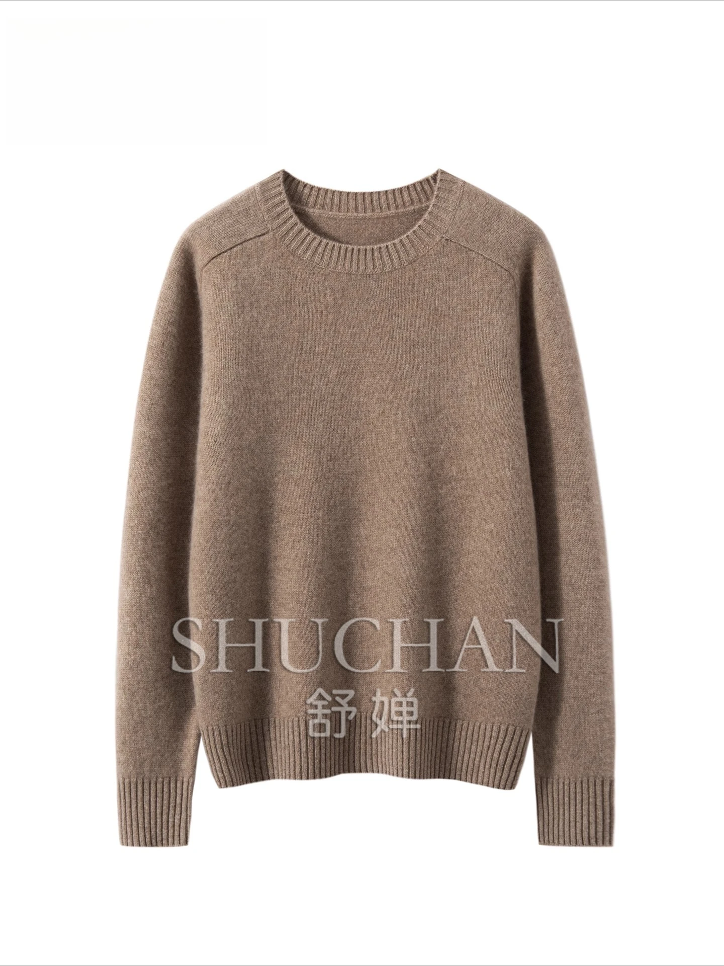 100 Pure Cashmere Sweater Women's 2025 New Round Neck Pullover Korean Version Loose and Thin Knitted 290-310g