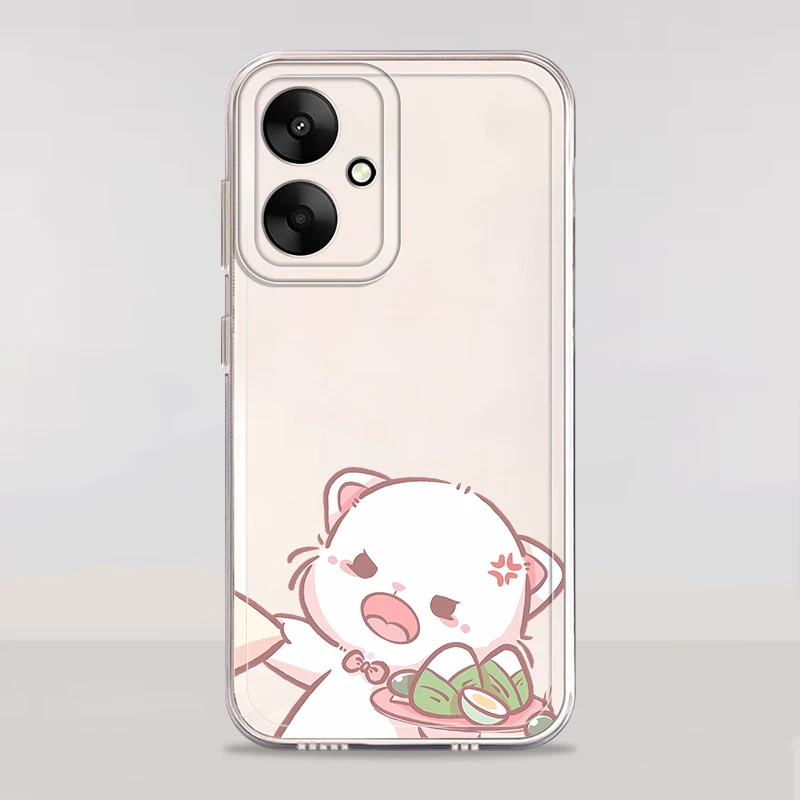 حافظة زوجين متطابقة وممتعة لهاتف Xiaomi Redmi Note 9 11 14 13 12 Pro Plus 10S 11S 8 12S 10Pro 10Lite غطاء شفاف