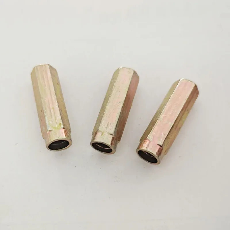 Universal Accessories For Motorcycles And CarsThrough Adjustment Nut Wholesale Vehicle Motorcycle Double Pass Hexagonal Interna