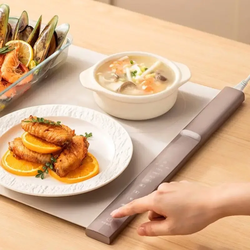 Midea Elektrische Voedselwarmer 66X40Cm Zachte Rol Opslag 250W 220V Opvouwbare Kookplaat Mok Warmer Verwarming Tafelmat Borden Verwarmend